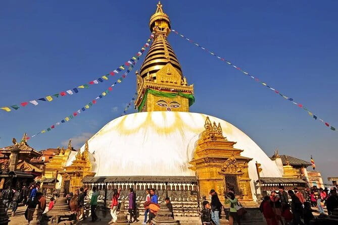 Private Full-Day Kathmandu All 7 UNESCO World Heritage Sites Tour - Boudhanath Stupa and Pashupatinath Temple: two sacred moods, both worth the schedule
