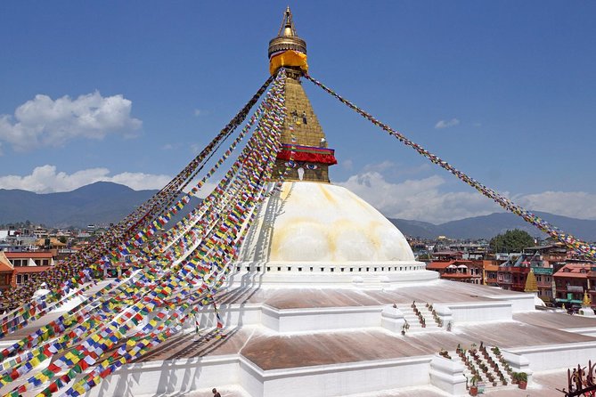 Private Half-Day Tour of Boudhanath and Pashupatinath Temples in Kathmandu - Stop 2: Boudhanath Stupa, Prayer Wheels, and Buddhist Statues