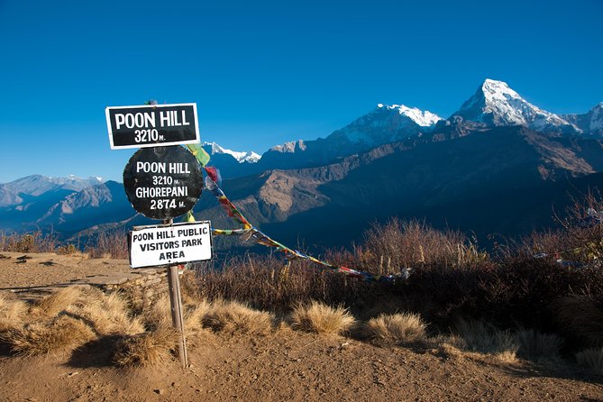 Private Nepal round trip including Ghorepani Poonhill trek - Kathmandu Valley UNESCO days, with kora, rituals, and Monkey Temple views
